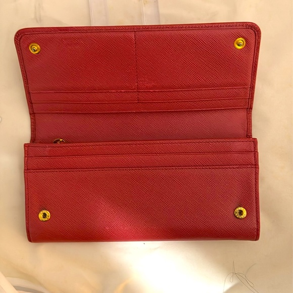 PRADA LONG WALLET IN LIGHT PINK COLOR BRAND NEW  NWOT - Picture 7 of 16